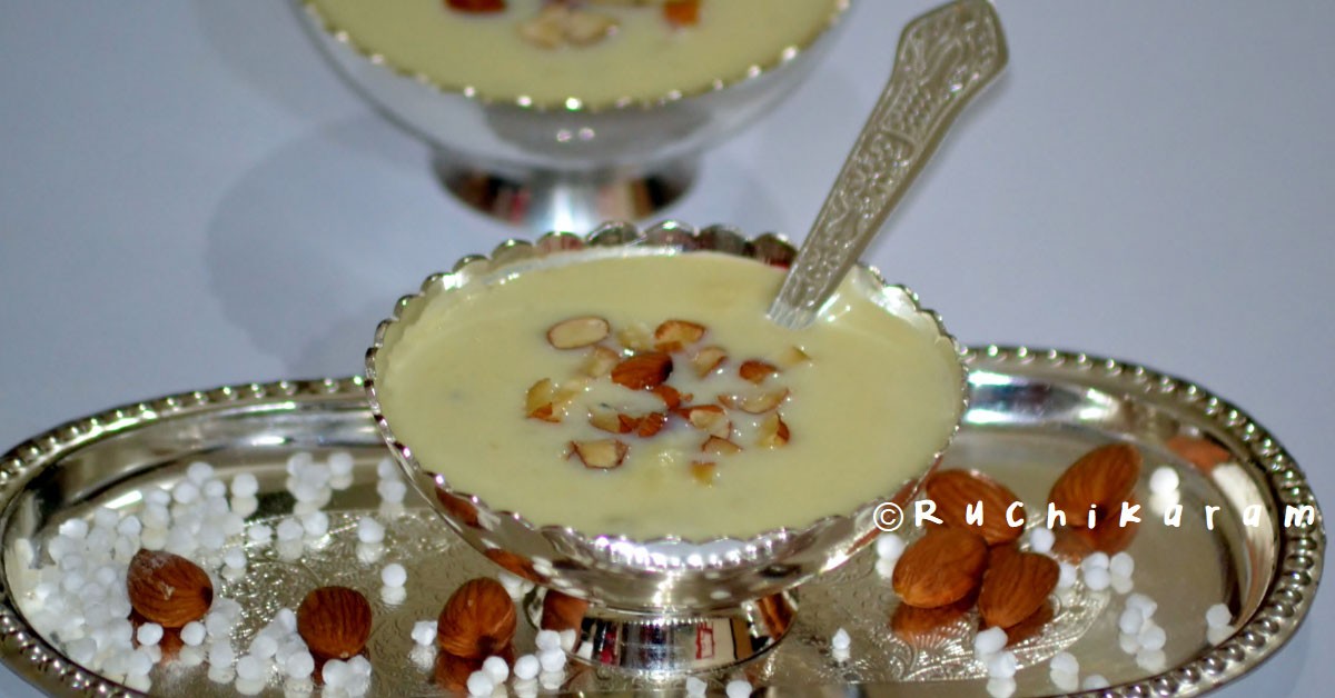 Badam Chowari Payasam